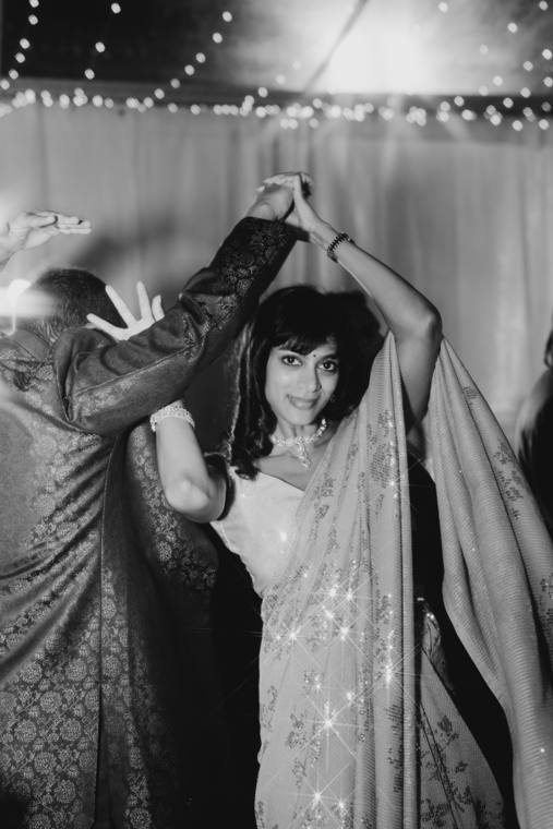 A moment from the Revathi & Bharat wedding